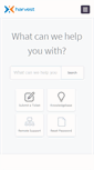 Mobile Screenshot of help.harvest.org