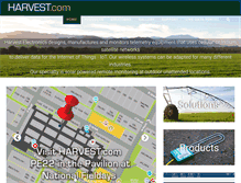 Tablet Screenshot of harvest.com